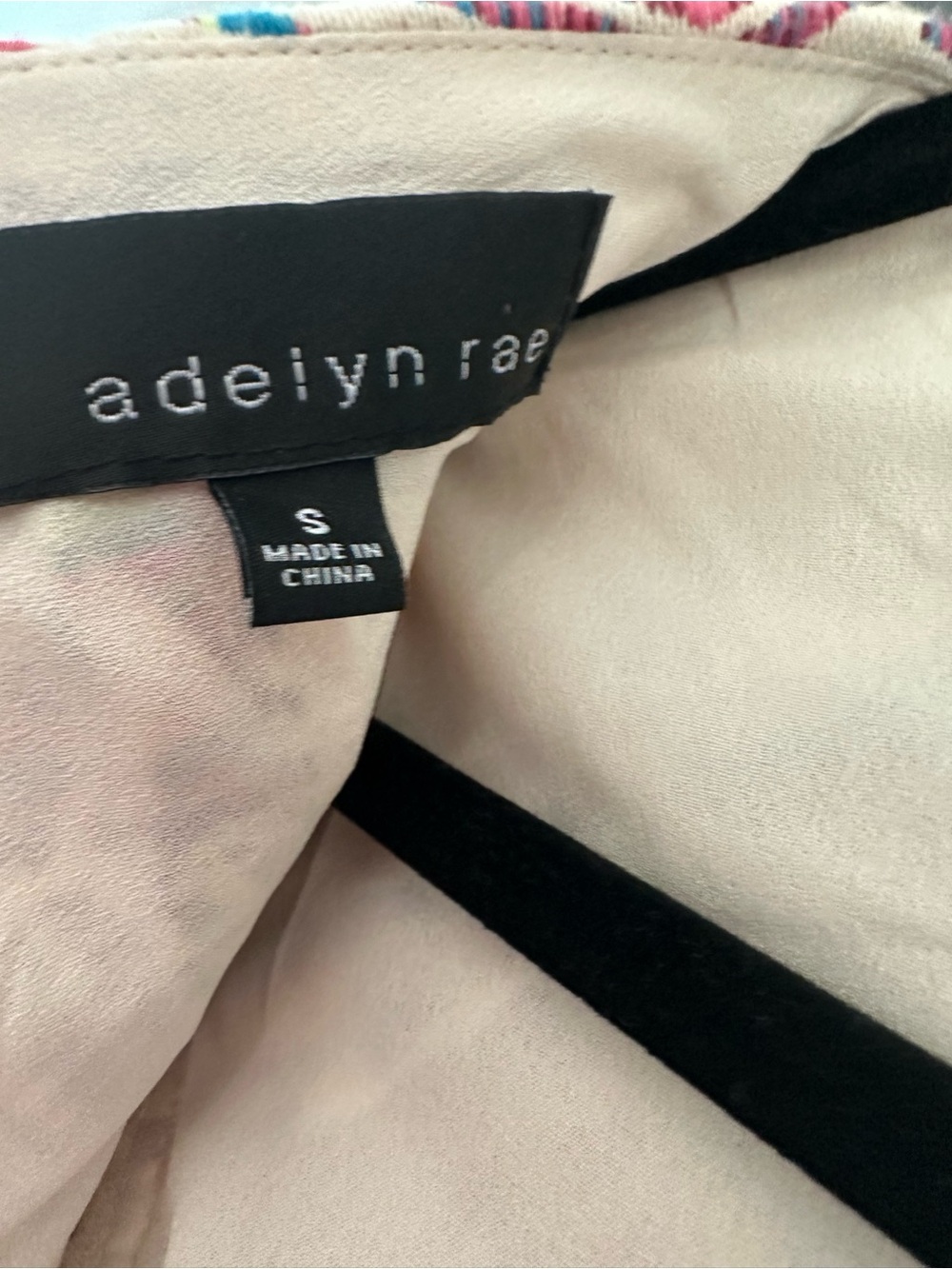 Adelyn Rae Multi-Pattern Short Sleeve Mini Dress - Picture 7 of 8